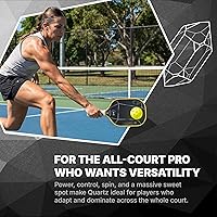 Vista 6 de Six Zero Quartz Pickleball Paddle - Affordable, Premium Construction, Raw Carbon