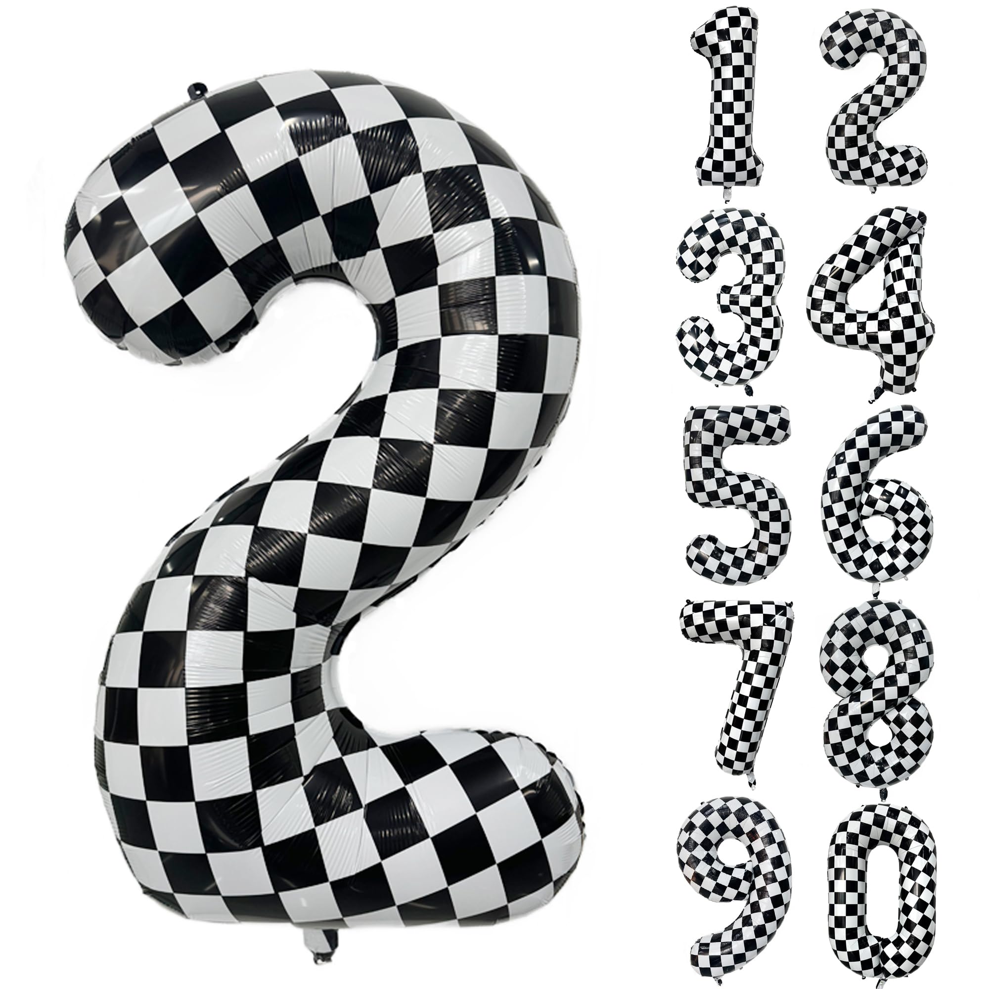 Red 0 balloon 40 Inch Giant Helium Foil Number 0 to 9 Red Balloon Birthday Wedding Party Digital Decorations (Number 0) — view 634