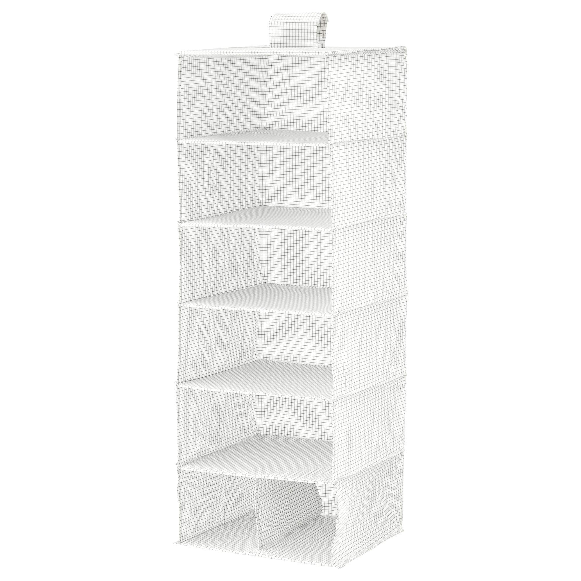 Rangement de 7 compartiments STUK gain de place vertical 30x30x90cm