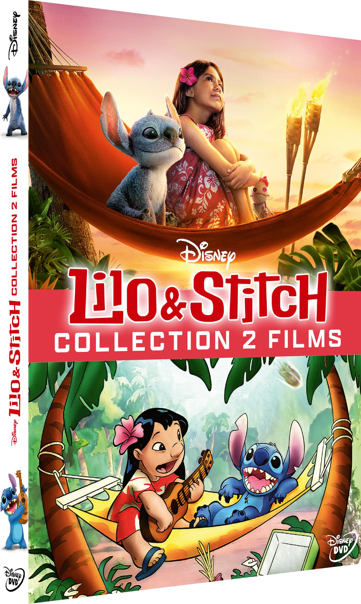 Lilo & Stitch cine en casa familiar con el clásico animado y la nueva versión 2025