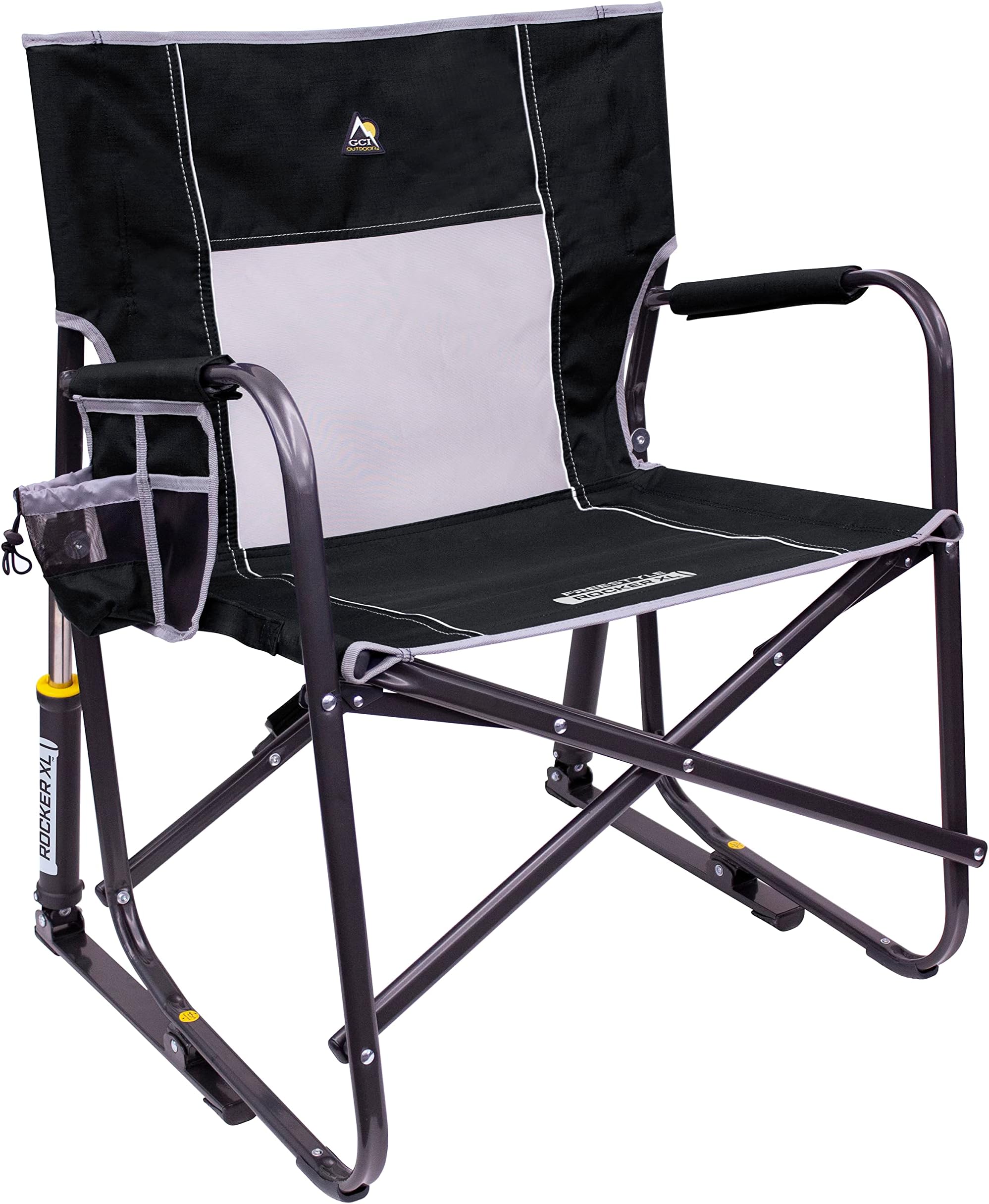GCI Outdoor Freestyle Rocker XL Portable Folding Rocking Chair and Outdoor Camping Chair
