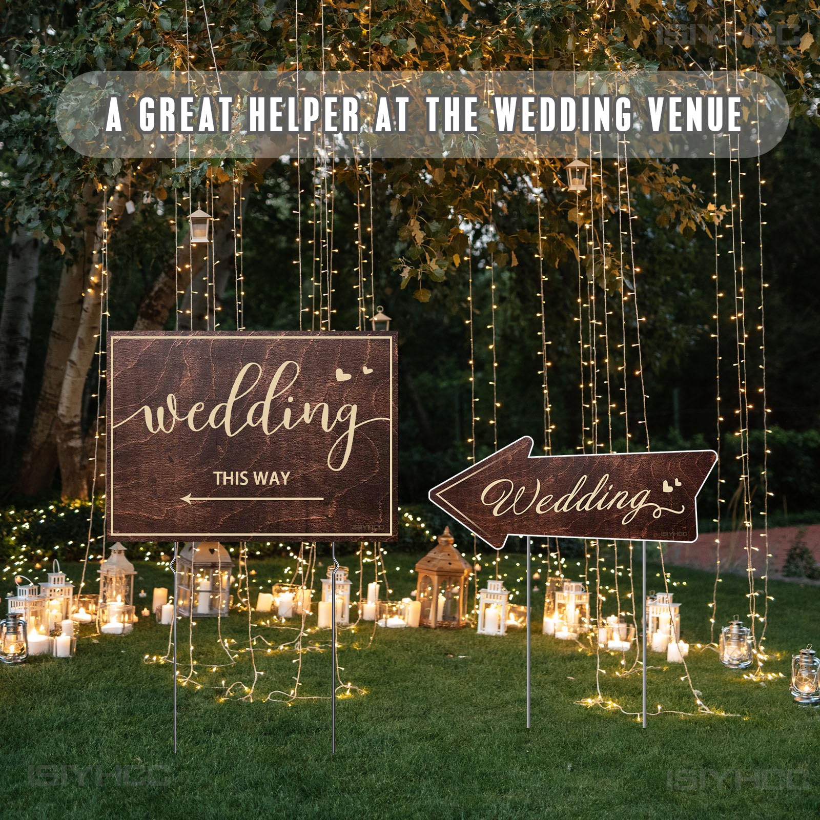 Cartel de boda de esta manera