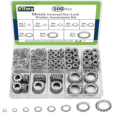 External Tooth Lock Washers Assortment Kit External Tooth Lock Washers Assortment Kit