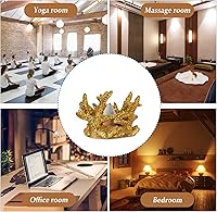 Vista 5 de Sostenedor de vela artesanal de resina de quemador de incienso de estilo mediterráneo para decoración costera