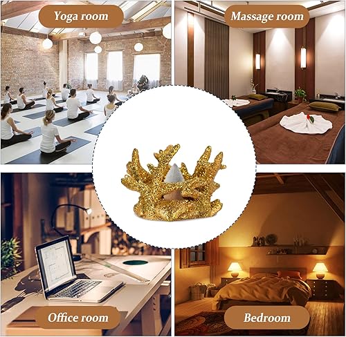 Miniatura 5 de Sostenedor de vela artesanal de resina de quemador de incienso de estilo mediterráneo para decoración costera