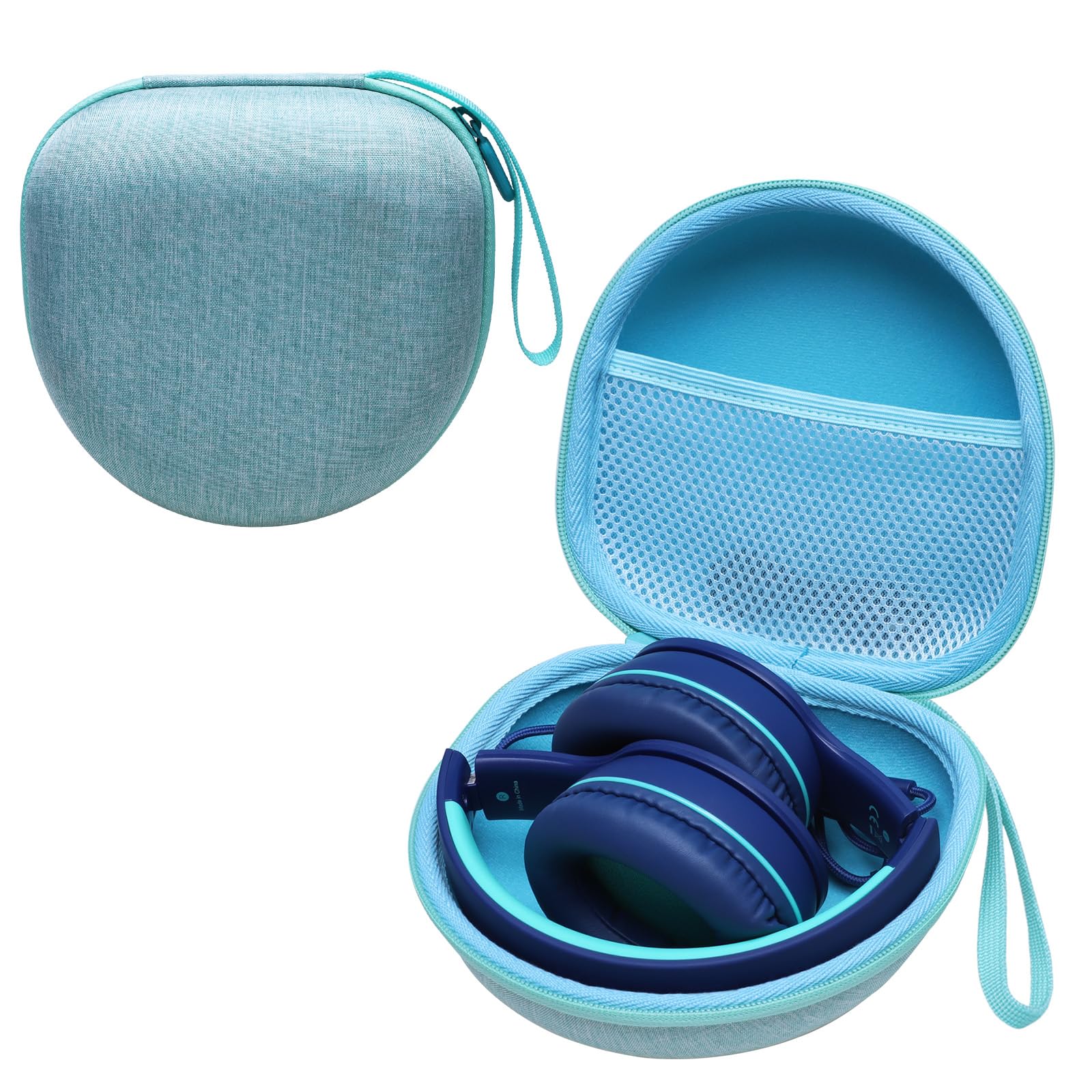 Kids Headphones Case Compatible with iClever BTH12 / HS19 / BTH26 / JoySpark-T5 / Candy Bila BH03 / EarFun/IMYB/MIDOLA MD-B01 / noot Products Foldable