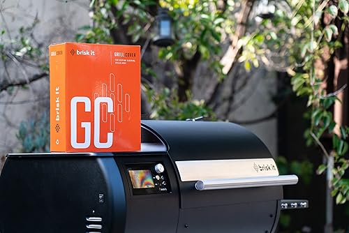 Miniatura 4 de Brisk It Funda de parrilla para parrilla de pellets de madera Origin-580, resistente e impermeable, cubierta para parrilla de barbacoa a prueba