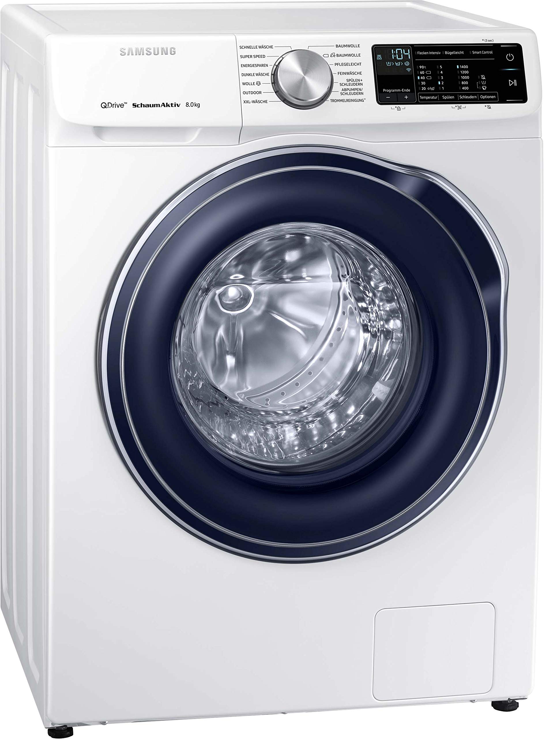 Samsung WW6600 WW80M642OBW/EG QuickDrive Waschmaschine / 8 kg / 1400 U/min / A+++ / QuickDrive-Technologie / SchaumAktiv-Technologie