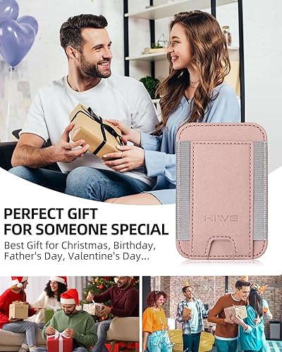 Miniatura 144 de HiWe Cartera MagSafe, cartera magnética más fuerte para iPhone 17/16/15/14/13/12, soporte para 7 tarjetas, RFID delgado minimalista de cuero, 1