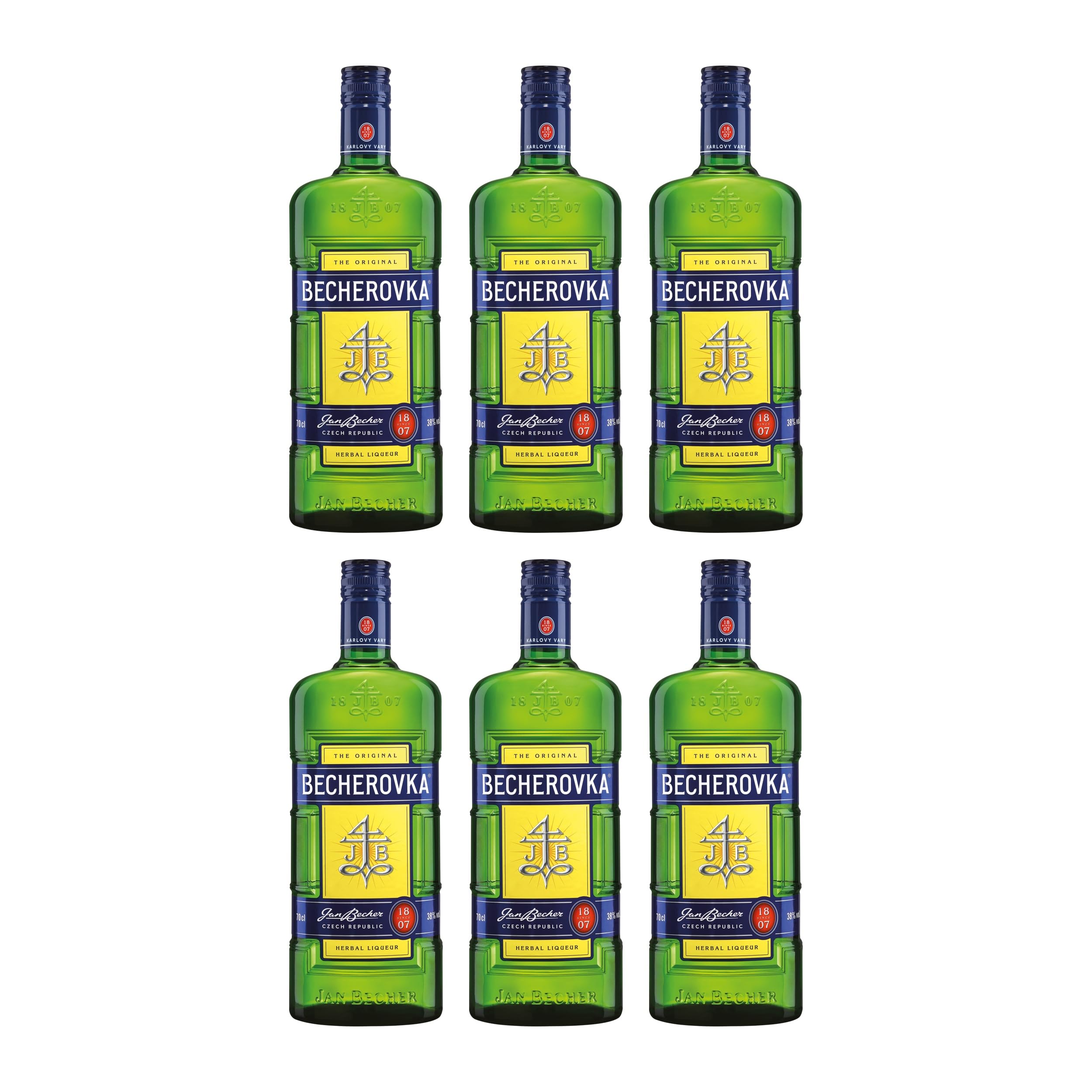 Becherovka Liköre 0.7 mild Tschechien inkl. FeinWert E-Book (6 x 0.7 l)