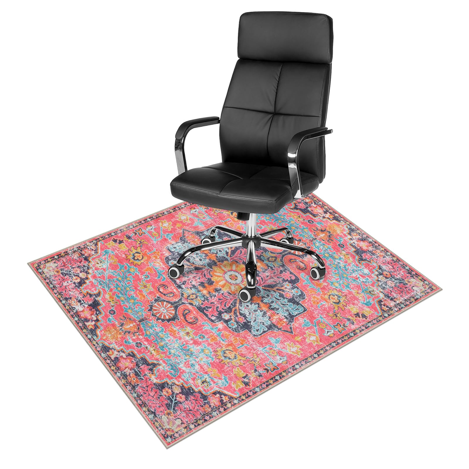 Anidaroel Office Chair Mat for Hardwood Floor 36x48 Office Rug for Rolling Chair Desk Floor Mats for Office