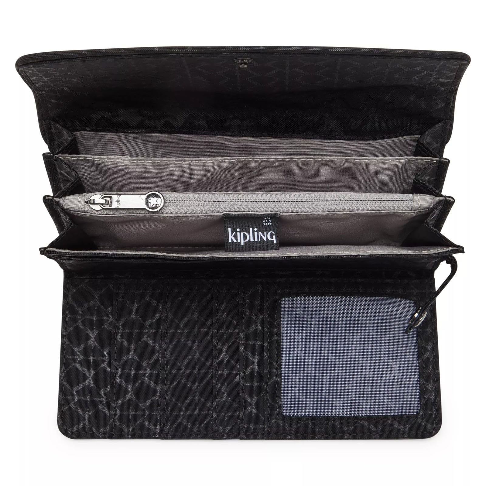 Kipling Monedero con Estampado de Tierra de Dinero, Firma Emb, Talla única