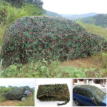 t*n様 米軍放出品　カモフラージュネット　リバーシブル　3M×7M Amazon | Wrightjp 迷彩柄 カモフラージュネット 2m×3m 迷彩