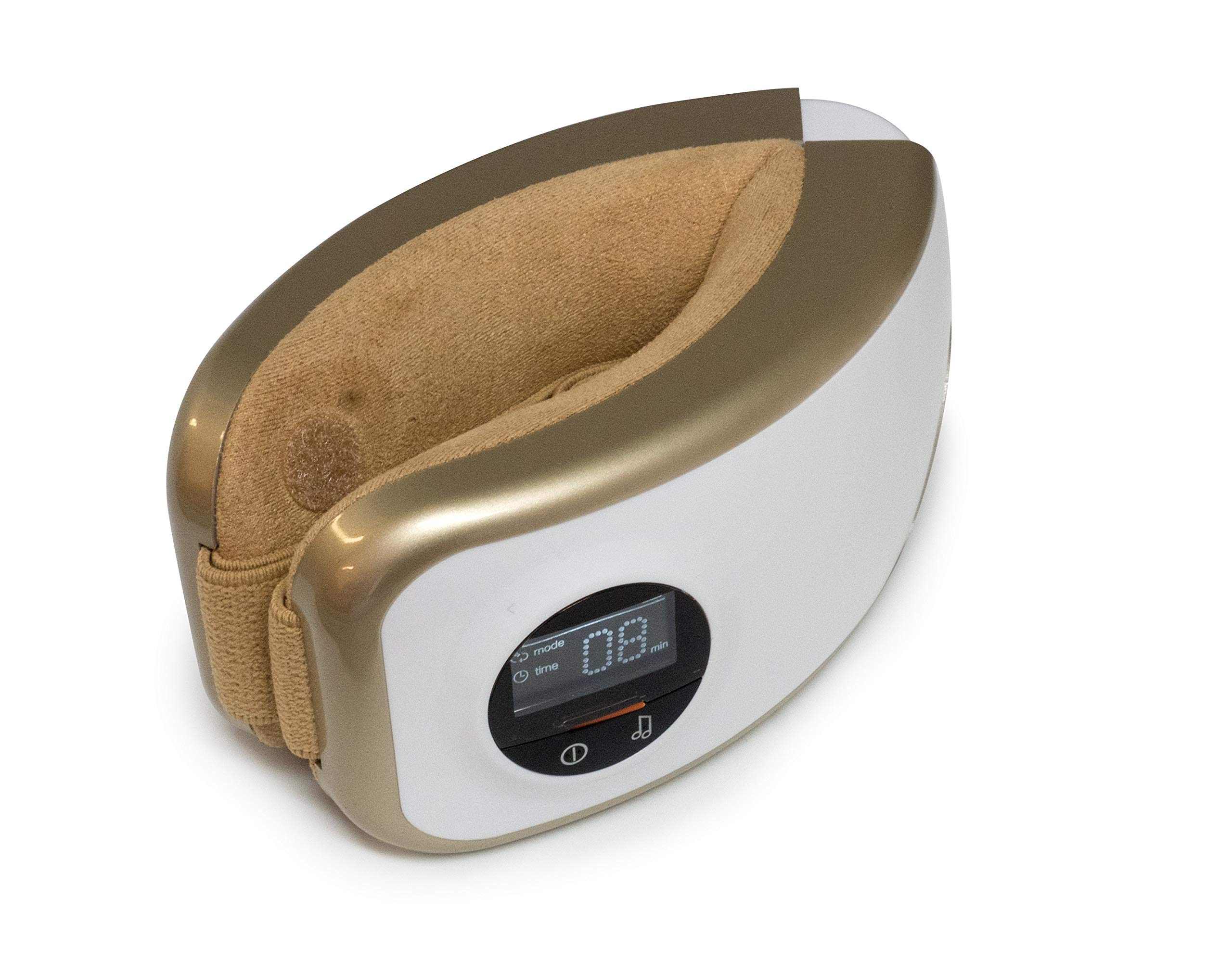 Masque de Relaxation Premium OXILOM MassEye 2P – Sons ASMR intégrés Évasion Montagne – Chaleur, Vibrations, Pression – Soulage Fatigue Visuelle, Stress, Sommeil - Cadeau Bien-Etre
