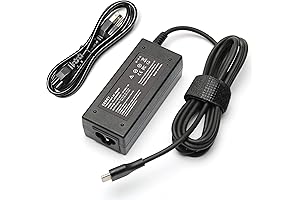 High-Performance 45W USB-C Laptop Charger Compatible with HP Chromebook