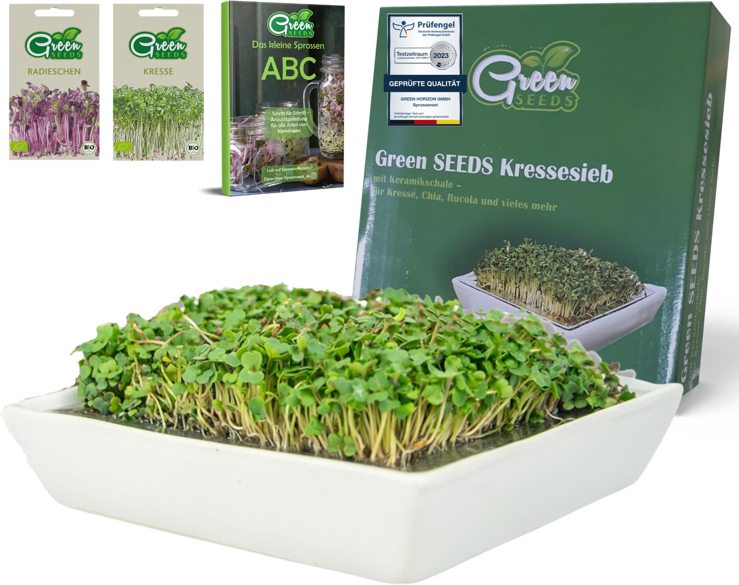 ingarden Microgreens Anzuchtset BioSuperfood SprossensamenPads (3