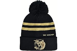 Netflix's Witcher Knitted Beanie with an Intriguing Silver Crest