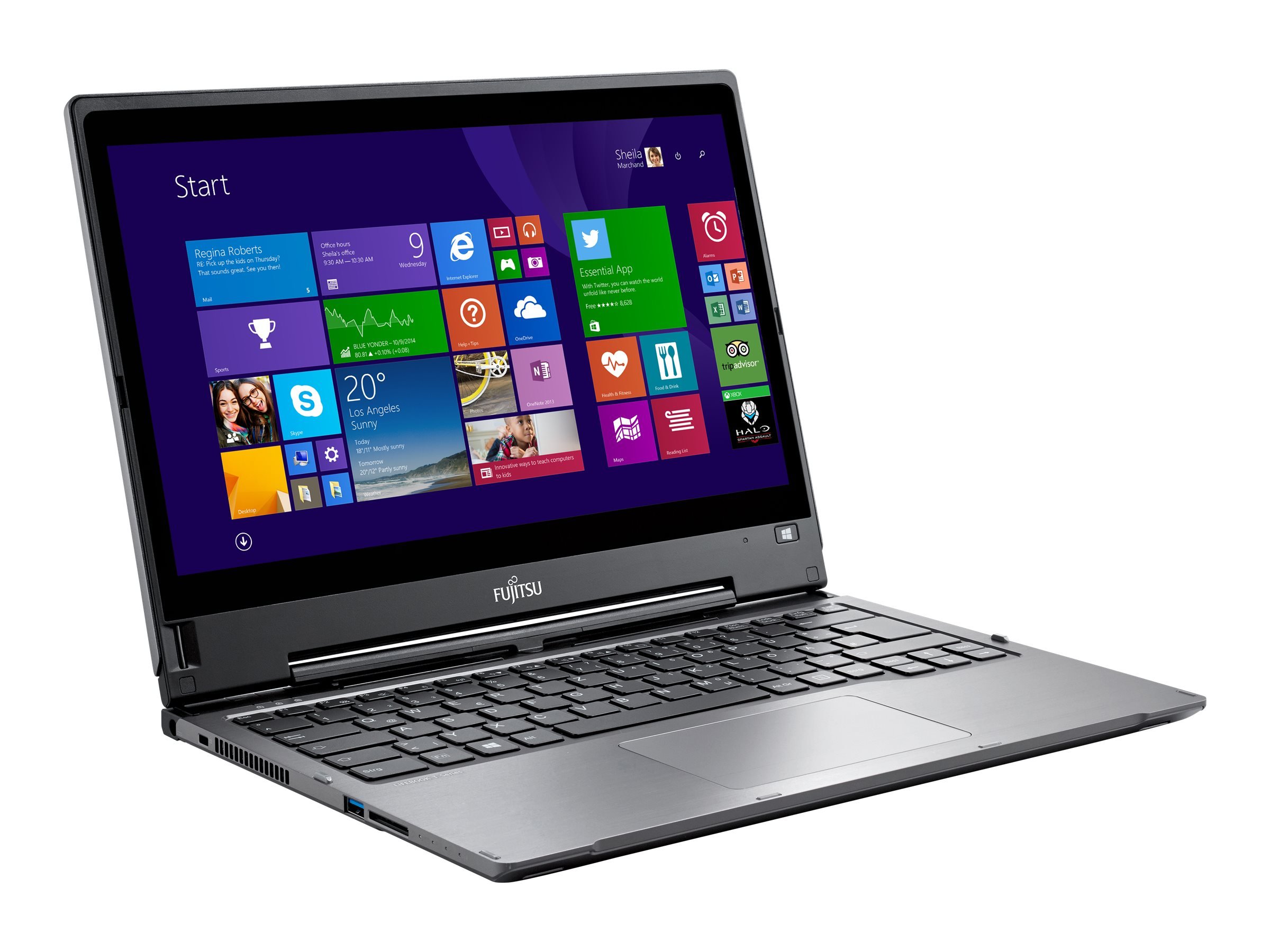 Fujitsu T935 13.3 Inch Touch Ultrabook Silver (Intel Core i7, 8GB