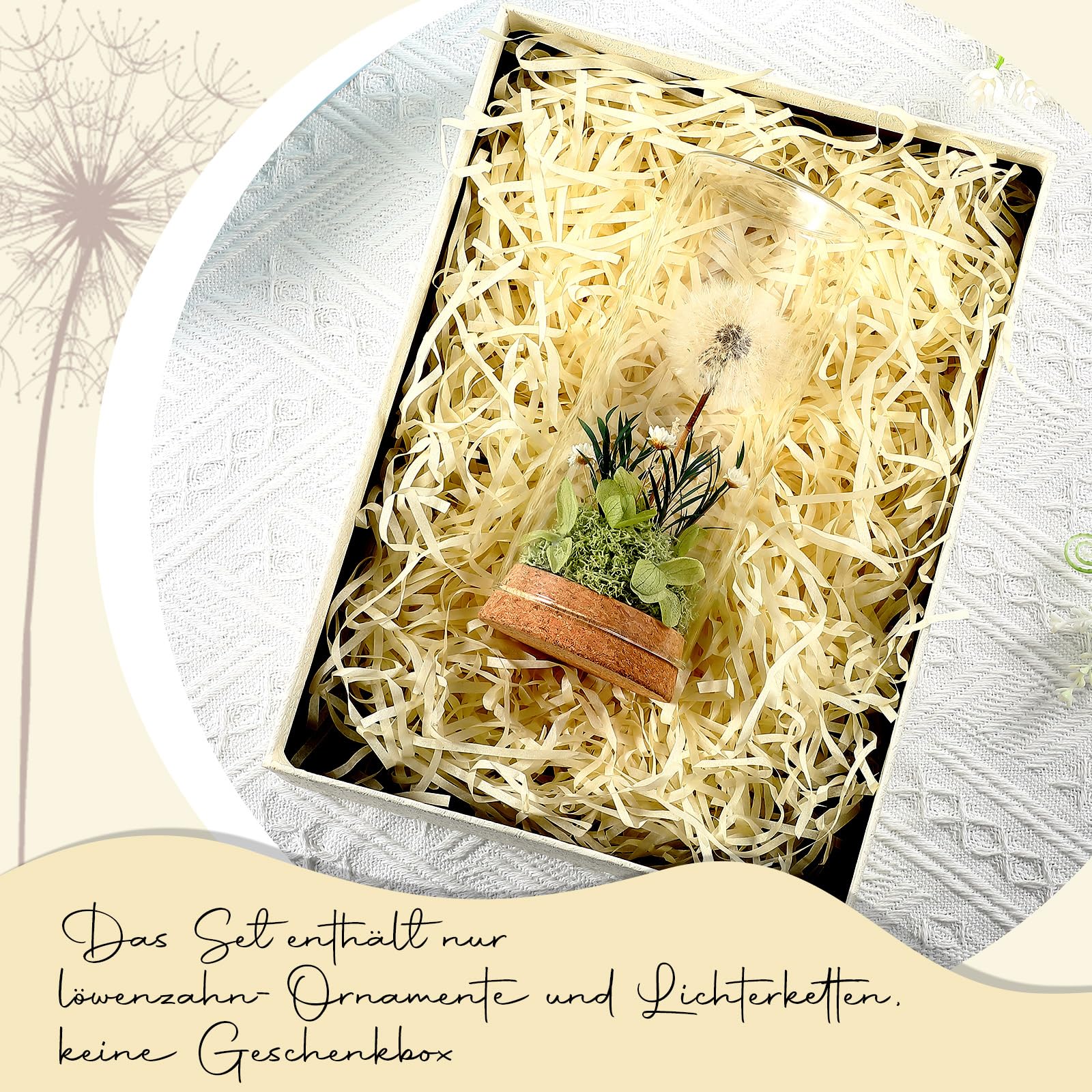 Diente De León Araña De Cristal +8 Bombillas Led-g9 Tricolor