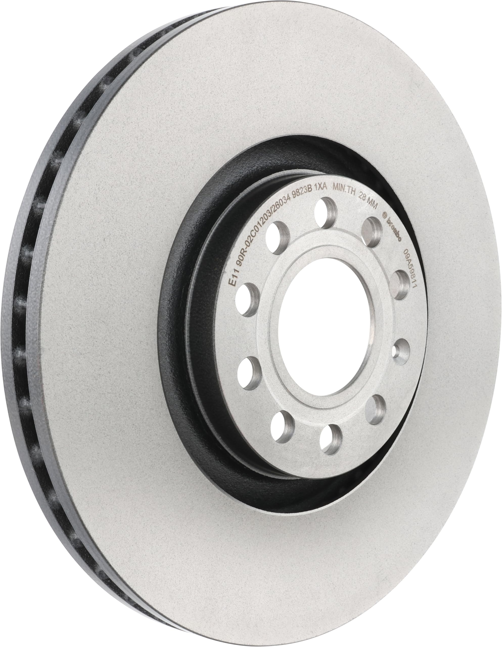 Brembo 09.​A598.11 - Disque du Frein Avant avec revêtement anti-​corrosion UV - Jeu de 2 disques