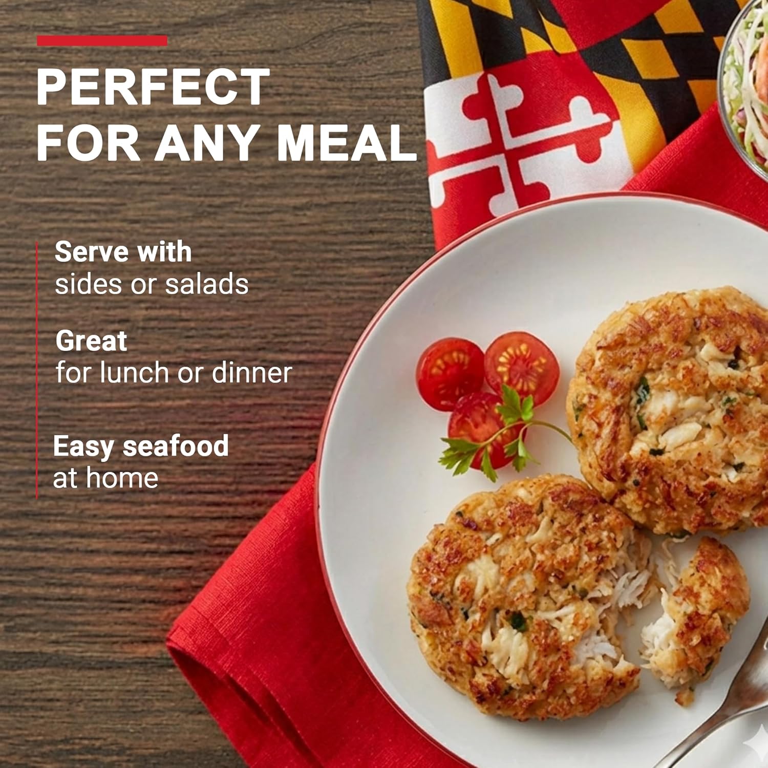 Phillips Crab Cake Box (6-Pack) 6oz/Pack, Original Phillips Seafood Restaurant Recipe, Seafood Crab Cake Gift Box with 12 Pack of Maryland Style Real Lump Crab Meat, Gourmet Food Snacks & Appetizer, Gourmet Gift Baskets