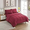 California King Comforter Set - Soft & Breathable 7-Piece Bedding Collection - 1 Comforter, 1 Fitted Sheet, 1 Flat, 4 Pillowcases - Deep Pocket - Premium Quality - Ideal for All Seasons, Navy