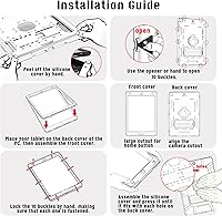Vista 7 de Rantice Funda para iPad de 9ª generación, funda para iPad de 8ª generación, funda para iPad de 7ª generación, funda híbrida a prueba de golpes
