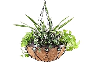 Arcadia Emerald Series 20-Inch Extra Large Hanging Planter