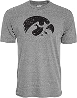 Vista 60 de Blue 84 NCAA - Camiseta de triple mezcla con licencia oficial de la NCAA para hombre, color del equipo icono vintage