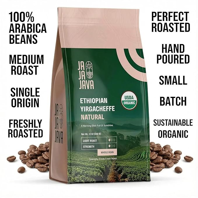 Café JaJa Java Etiopía Yirgacheffe Grano Entero 340g miniatura 6