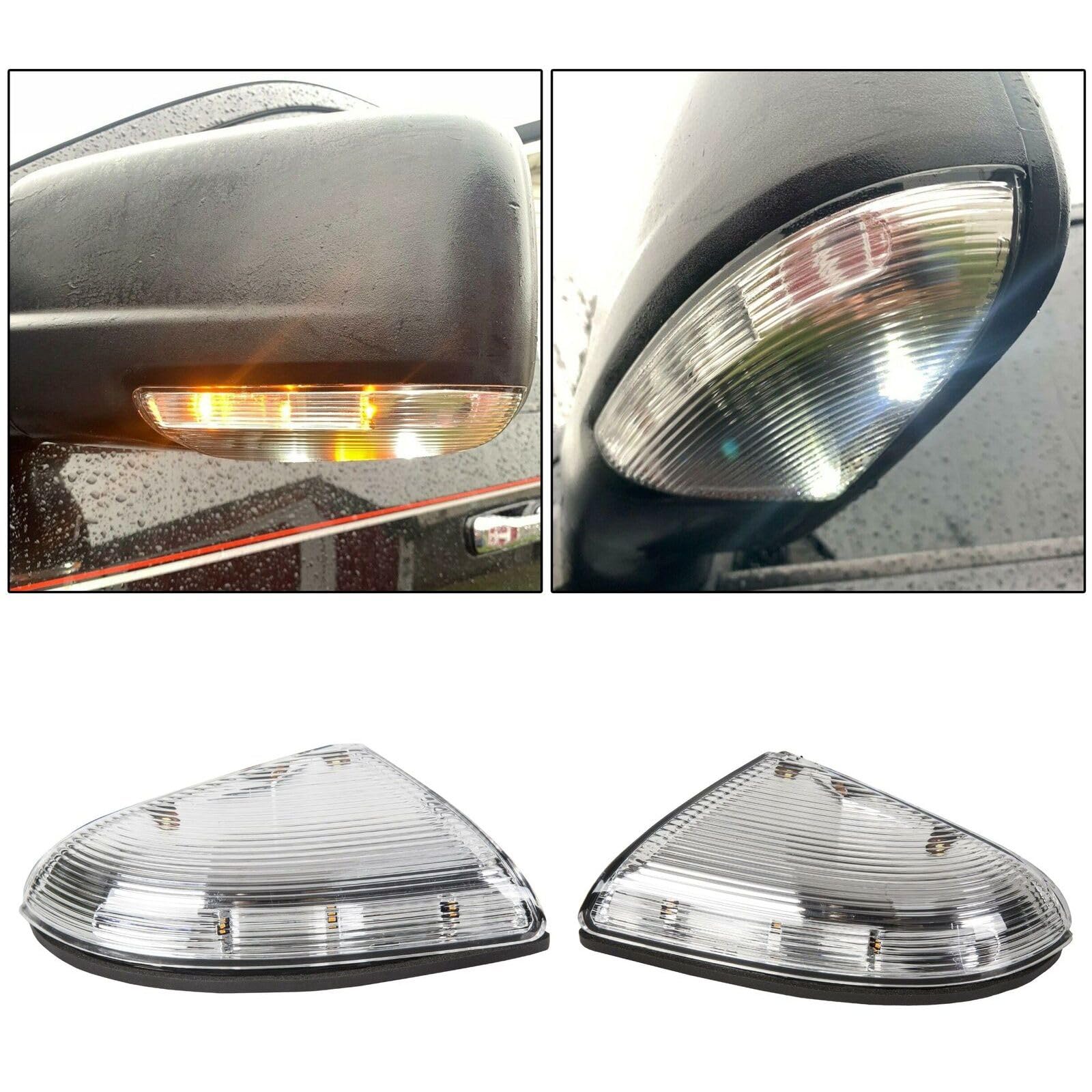 Amazon.com: LDBKTAX Driver + Passenger Mirror Turn Signal Light  