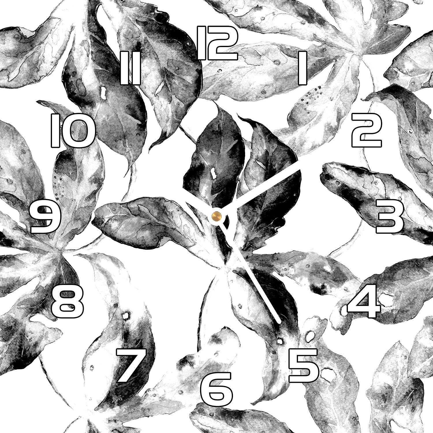 Horloge en verre 30x30 cm Coloray pour embellir un mur vide avec style moderne