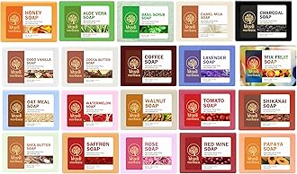 Khadi SwatiAssorted Natural Handmade Soaps - Flavour Fresh (Pack of 16)