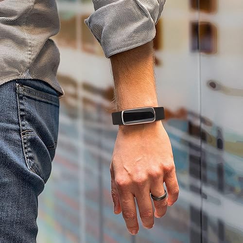 Miniatura 7 de Paquete de 3 correas Fitbit Luxe compatibles con Fitbit Luxe para mujeres y hombres, correa de repuesto de silicona suave para Fitbit LuxeLuxe