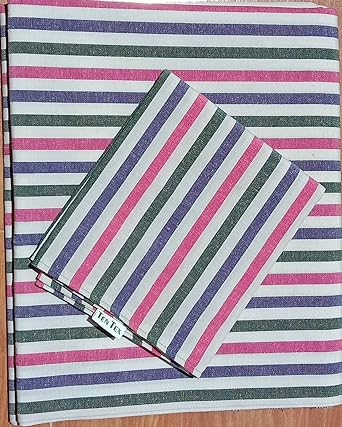 Ten Tex Hospital Cotton Feel Bedsheet with Pillow Cover(Green Blue, 60 X 94 INCH)