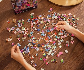 Daydreams '80s and '90s Pop Culture 1000-Piece Jigsaw Puzzle By Rachid Lotf | Educational Brain Teaser, Nostalgic Retro Toys & Games for Kids, Building Kit Activities | 28 x 20 Inches