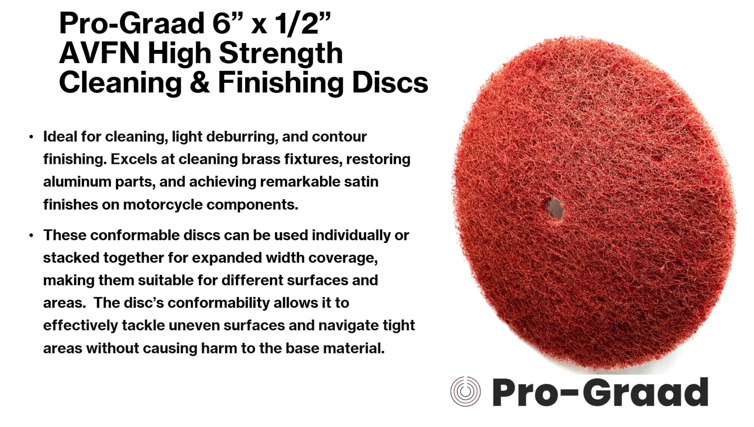 Pro-Graad AVFN Bristle Discs - 4 Pack -4 Pro-Graad AVFN Bristle Discs - 4 Pack -4