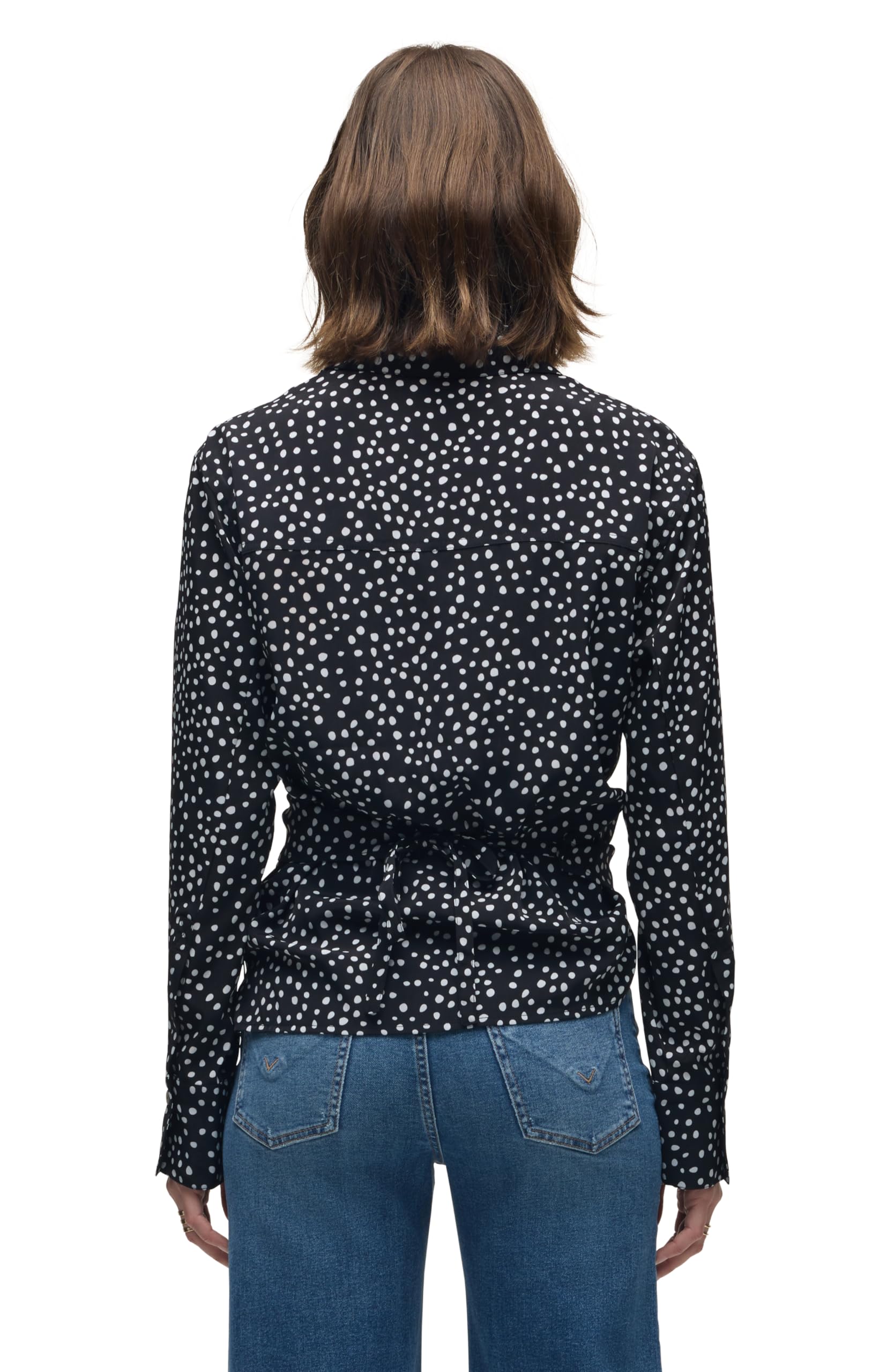 Hudson Damen Long Sleeve Wrap Shirt Langärmeliges Wickelhemd