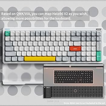 Amazon.com: nuphy Halo96 V2 Wireless Keyboard,Gasket