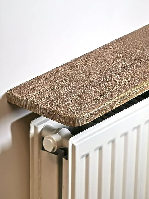 Light oak laminated radiator shelf 36"x6" inch 90x15x1.8cm
