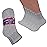 Diabetic Ankle Socks, Non-Binding Circulatory Doctor Approved Cushion Cotton Quarter Socks for Mens Womens (3 Pack Grey, Big & Tall Men\'s 13-15 Shoe Size 9-14)