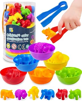 Counting Animals Montessori Toys for 3 4 5 Years Old, Learning Toys Gifts