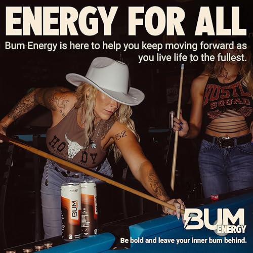Vista 22 de BUM - Bebida energética sin azúcar, cereza escarcha, ligeramente carbonatada y sin colores artificiales, cafeína natural y citicolina para energía