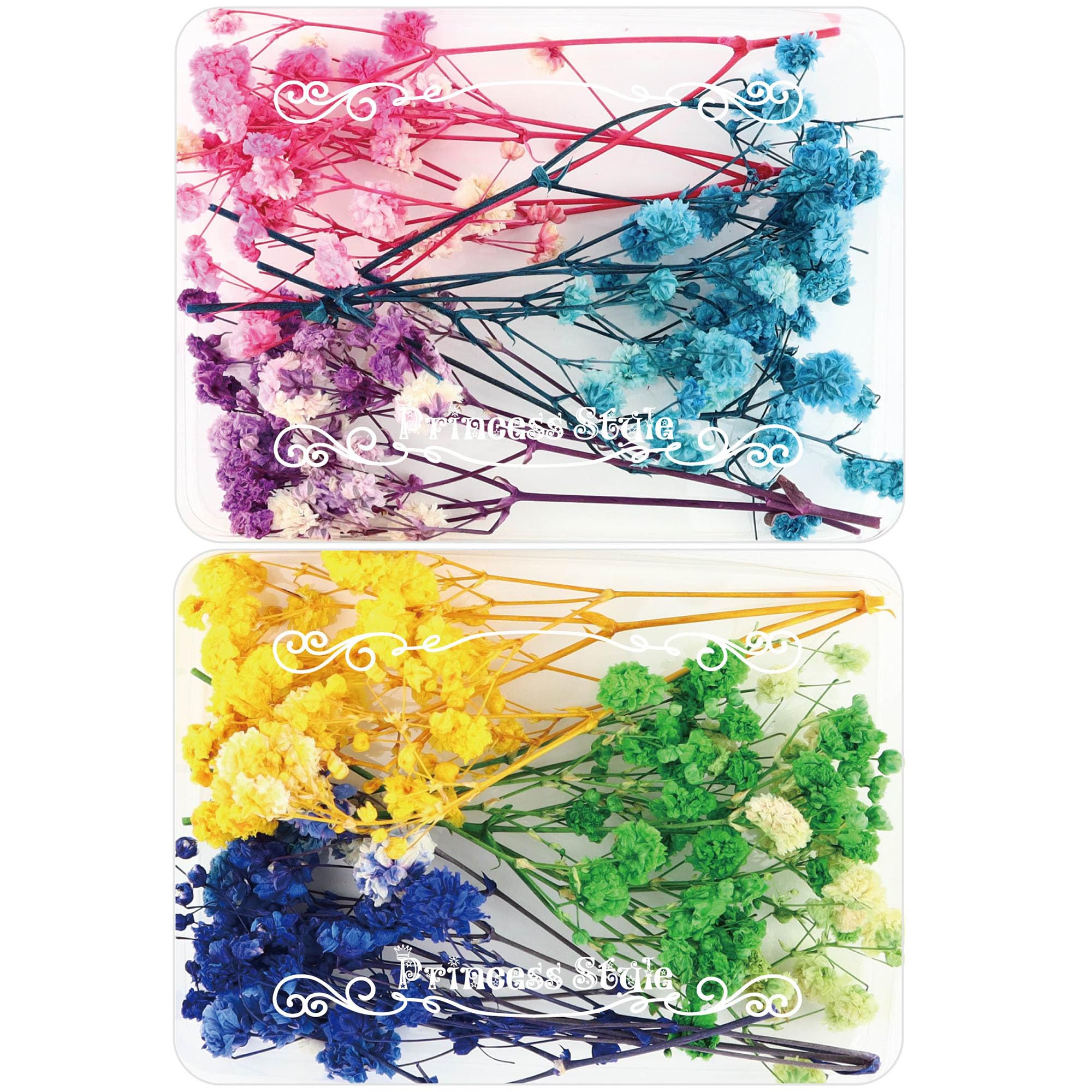 Amazon | Princess-style かすみ草 咲いた花 レジン ドライフラワー Amazon | Princess-style かすみ草 咲いた花 レジン ドライフラワー