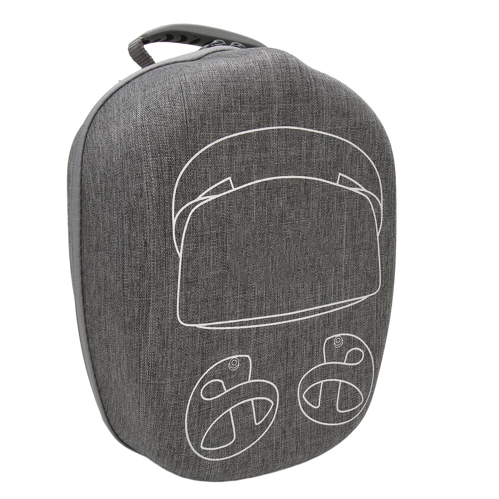 lyrlody Étui de Voyage VR pour PS VR2, étui de Protection Rigide en EVA avec Compartiments pour Accessoires et Sangle Externe pour écouteurs et Contrôleurs