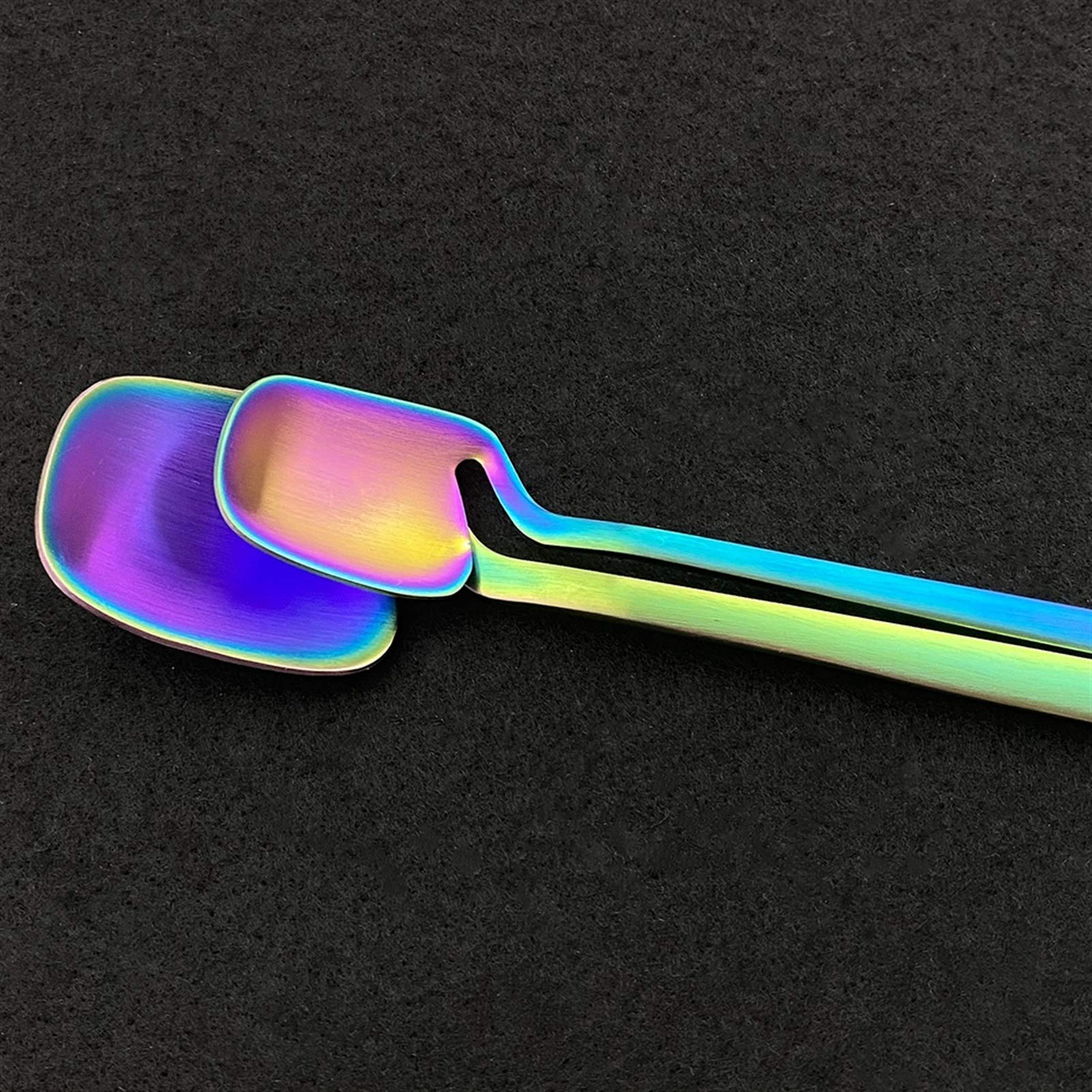 24 stücke Schwarz Matte Besteck Set 304 Edelstahl Geschirr Set Messer Gabel Spoon Abendessen Set Küche Wohnwaren Geschirr Set essgeschirr (Color : Rose)