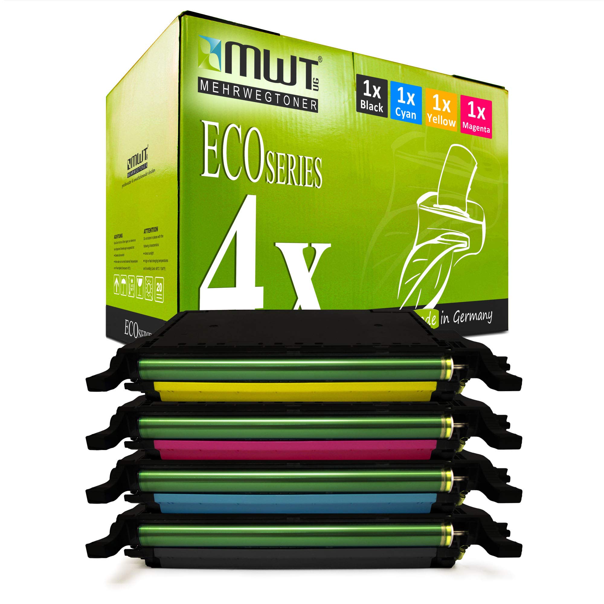 Zestaw 4 tonerów MWT XXL do Samsung CLP620 CLP670 Seria: CLP620ND CLP620NDK CLP670N CLP670ND CLP670NDK CLP670NK + CLX6220 CLX6250 CLX6250FX