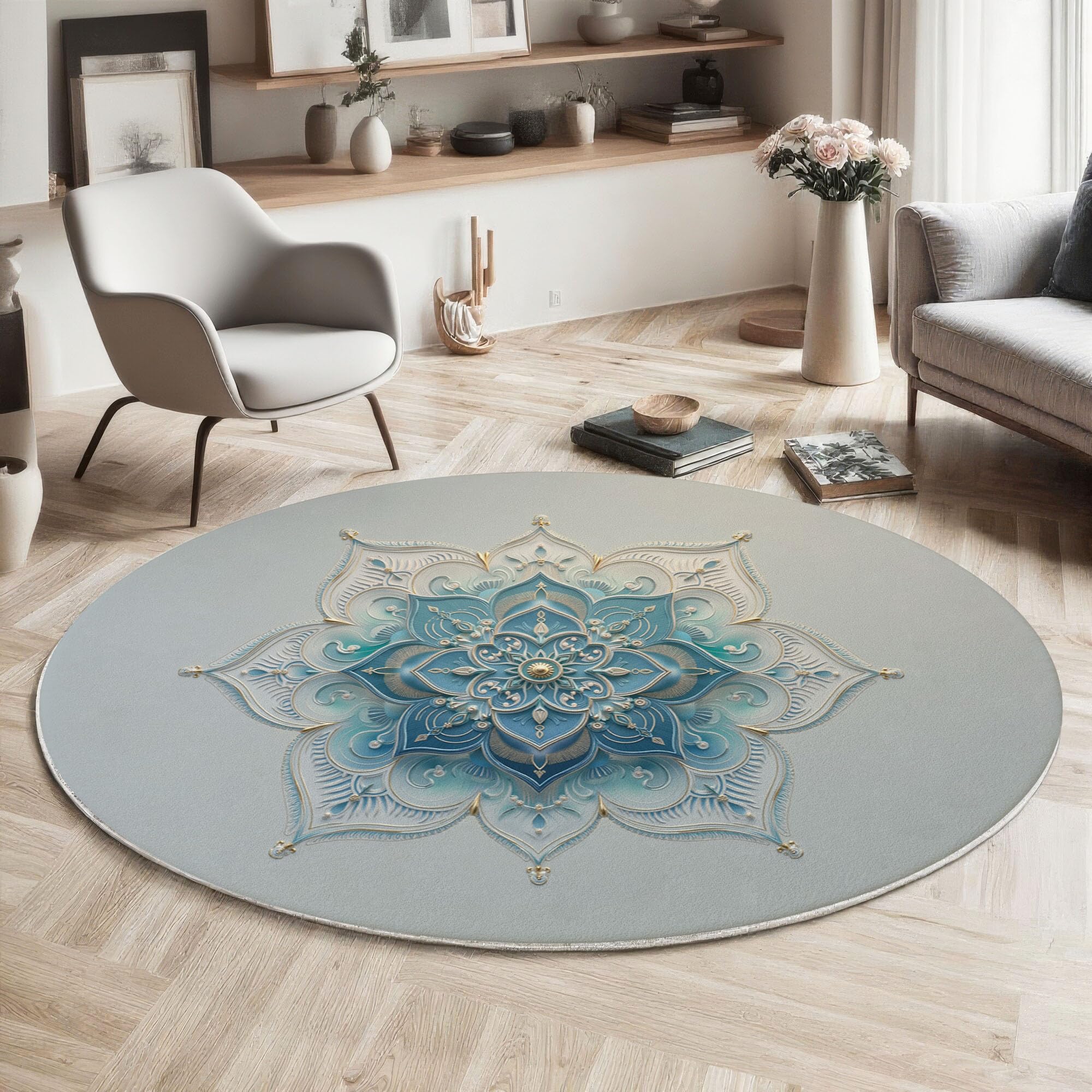 Tapis de salon gris 180 cm pour créer une ambiance bureau ou chambre cosy