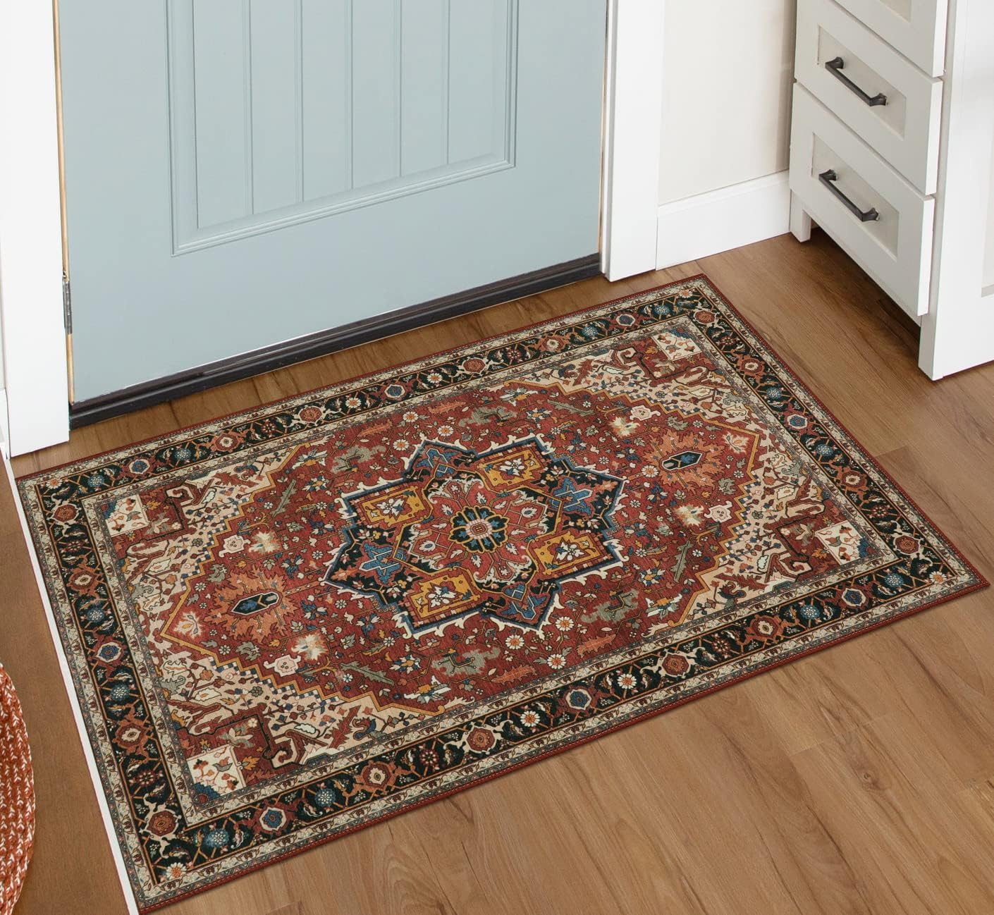 Moynesa UltraThin Washable Area Rug 2x3 Small Kitchen Rug for