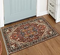 Vista 50 de Moynesa Alfombra Pasillo Ultra-Delgada Lavable - Alfombra Pasillo Antideslizante 2x6 Sin Deslizamiento Alfombra Cuarto de Lavado, Alfombra Vintage